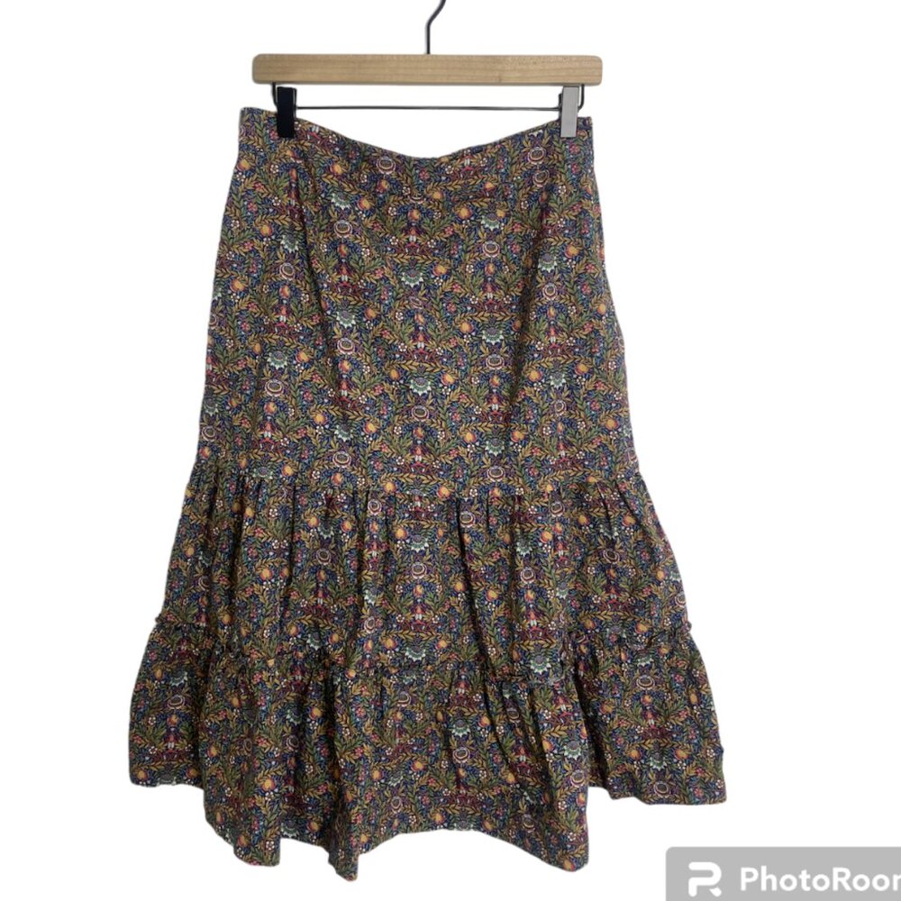 ANTONIO MELANI Multicolor Floral Maxi Skirt
